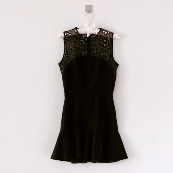 • SALE •  Embroidered Silk Cotton Cocktail Dress - Picture 3 of 6